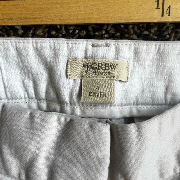 J. Crew White Chino Pants Classic Straight-Leg - Picture 3 of 6